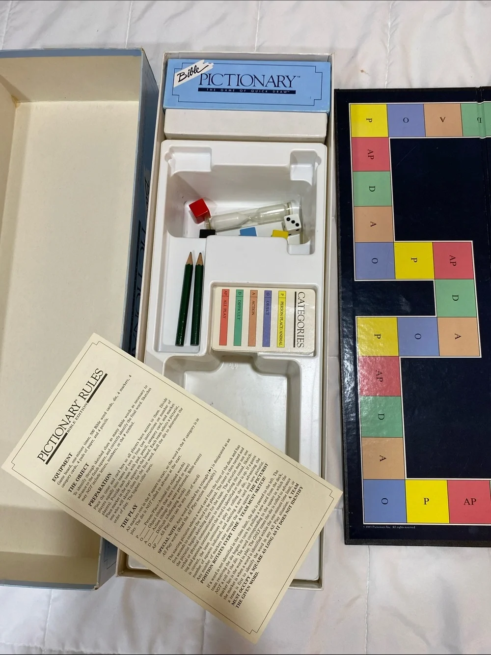 Bible Drawing Game - Light Blue